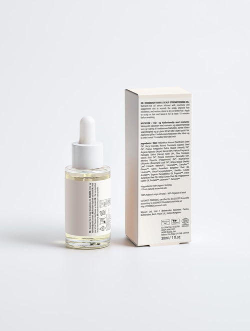 Huile de Romarin Fortifiante - Cuir Chevelu & Cheveux - 30 ml